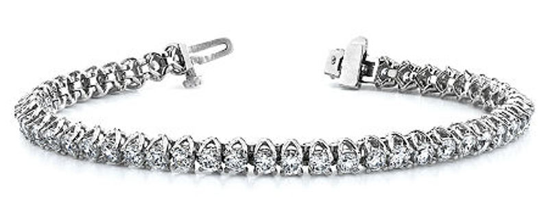 Picture of Classic V Prong, Claw Set Diamond Tennis Bracelet