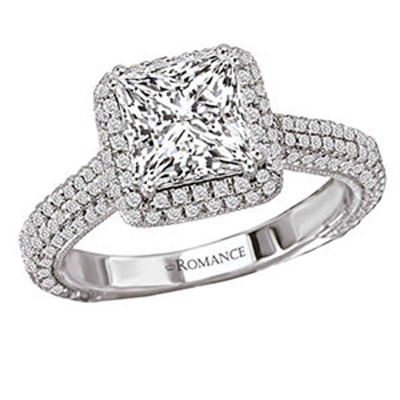Picture of Halo Semi-Mount Diamond Ring 3 | Diamond Engagement Rings