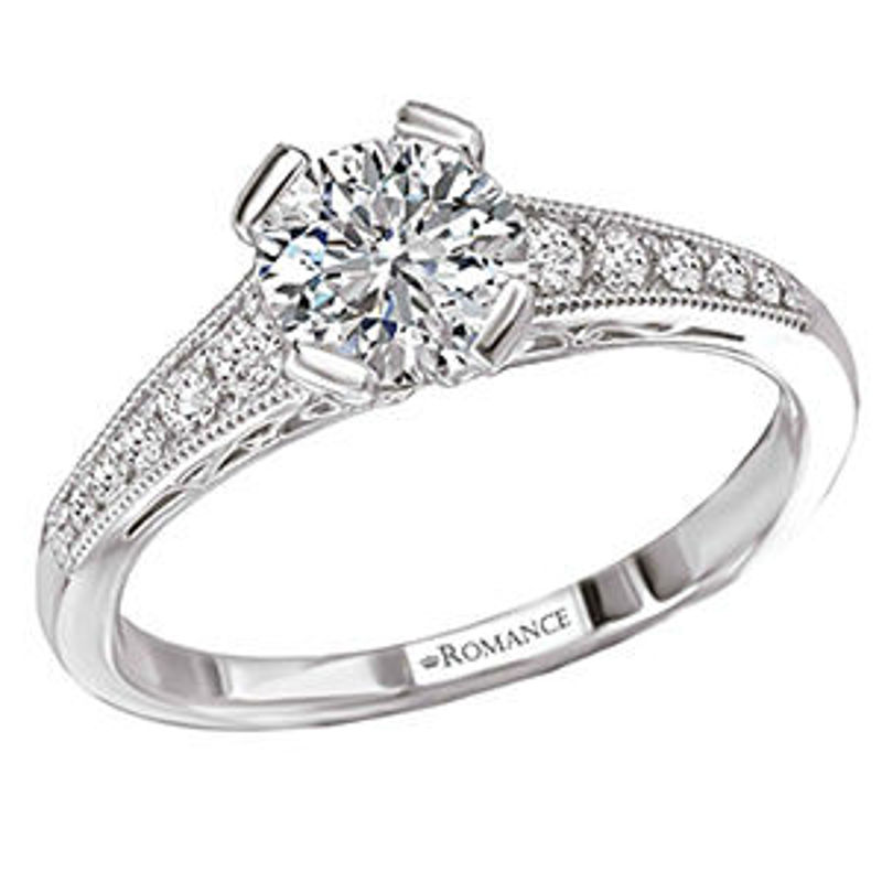 Picture of Vintage Semi-Mount Diamond Ring | Diamond Engagement Rings