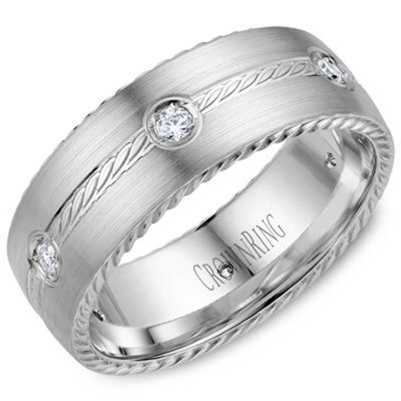 Picture of WB-001RD8W | Wedding Rings Calgary