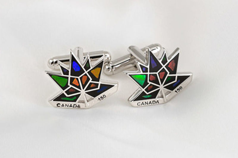 Picture of Canada 150 Official Silver Cufflinks