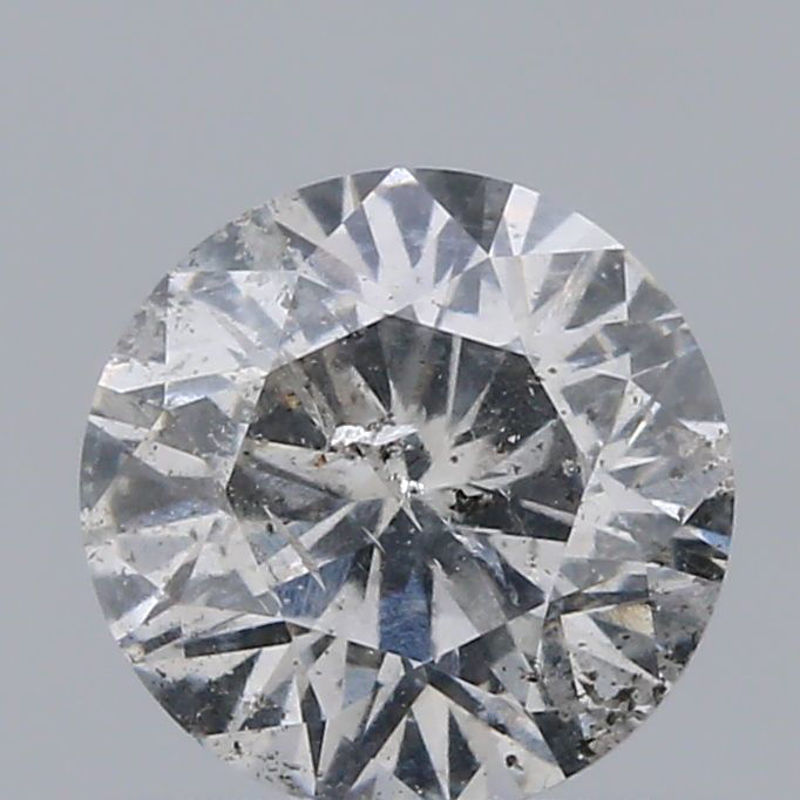 Picture of 0.74 carats ROUND GIA certified Loose diamond, I Color | I3 clarity | GD cut