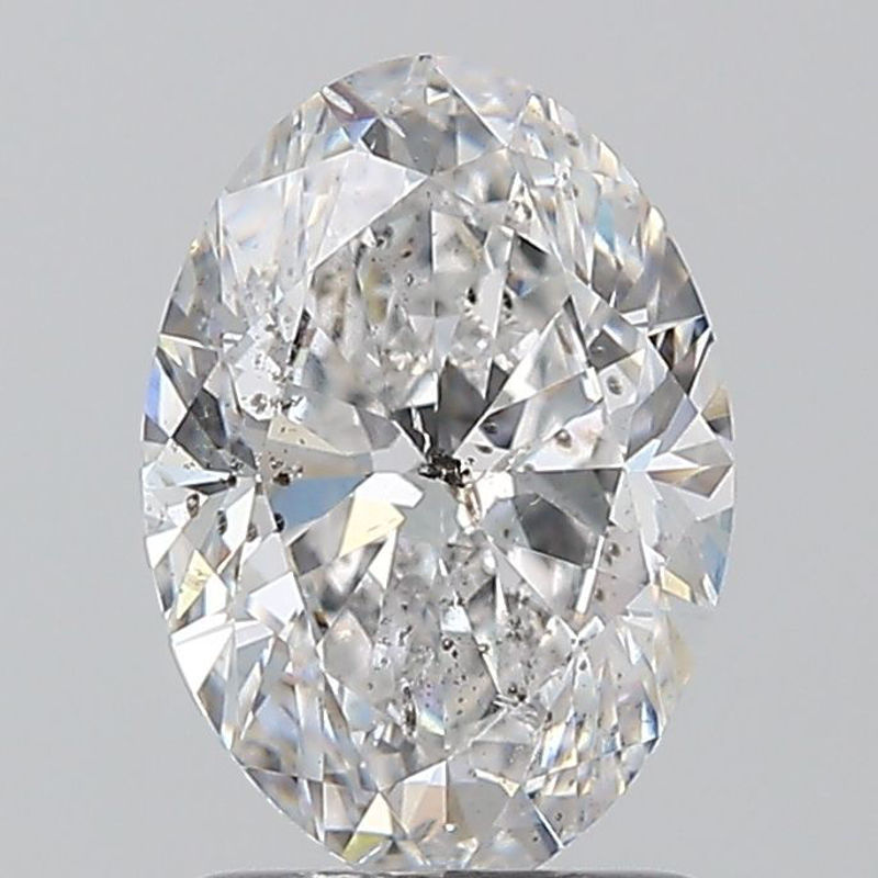 Picture of 1.51 carats OVAL HRD certified Loose diamond, E Color | SI2 clarity