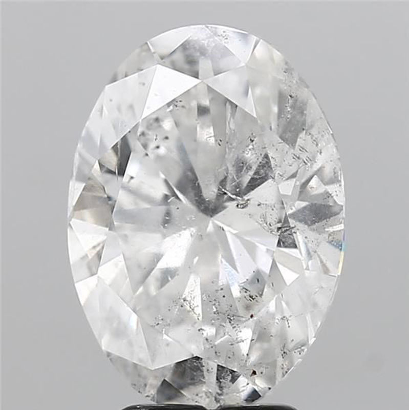 Picture of 4.03 carats OVAL HRD certified Loose diamond, F Color | I1 clarity