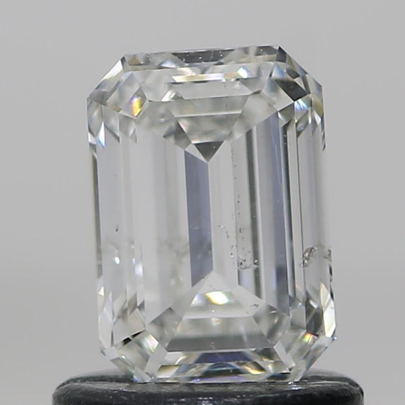 Picture of 0.91 carats EMERALD GIA certified Loose diamond, G Color | SI2 clarity