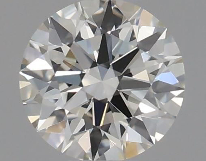 Picture of 0.32 carats ROUND IGI certified Loose diamond, H Color | VVS2 clarity | EX cut