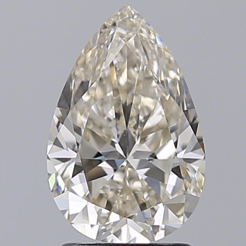 Picture of 1.8 carats PEAR GIA certified Loose diamond, L Color | VVS2 clarity | GD cut