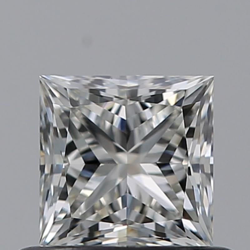 Picture of 0.6 carats PRINCESS GIA certified Loose diamond, J Color | VVS2 clarity | GD cut