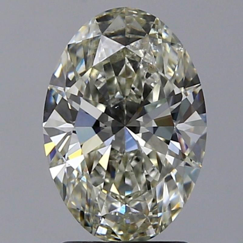 Picture of 2.03 carats OVAL GIA certified Loose diamond, J Color | SI1 clarity