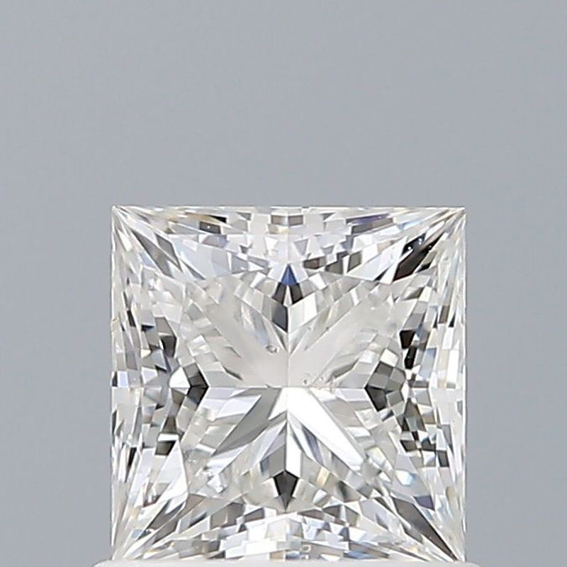 Picture of 0.8 carats PRINCESS GIA certified Loose diamond, E Color | SI1 clarity