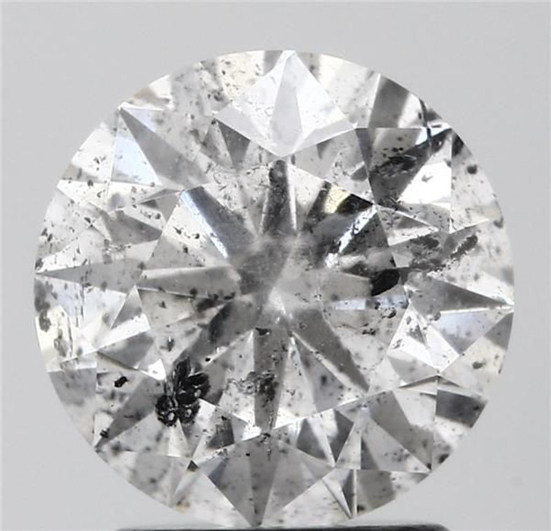 Picture of 2.01 carats ROUND IGI certified Loose diamond, H Color | I1 clarity | EX cut