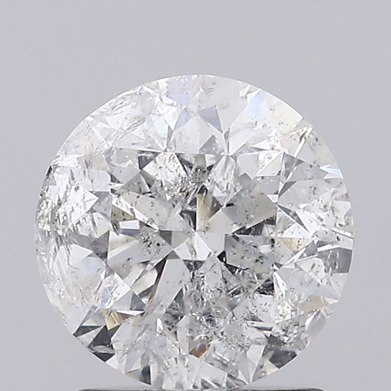 Picture of 1.5 carats ROUND IGI certified Loose diamond, G Color | I1 clarity | EX cut