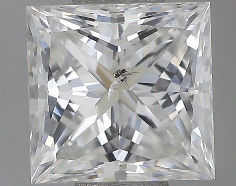 Picture of 0.9 carats PRINCESS IGI certified Loose diamond, G Color | SI2 clarity | VG cut