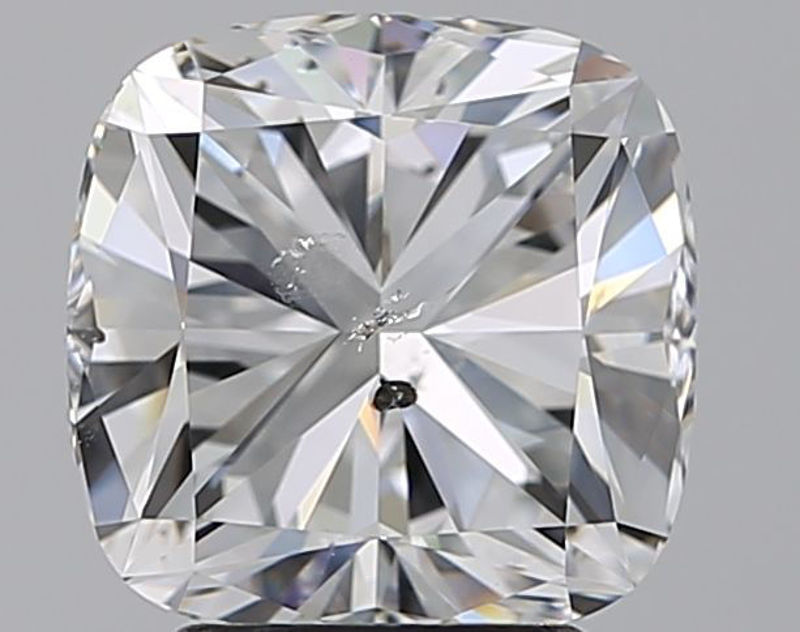 Picture of 3.01 carats CUSHION BRILLIANT GIA certified Loose diamond, F Color | SI2 clarity | EX cut