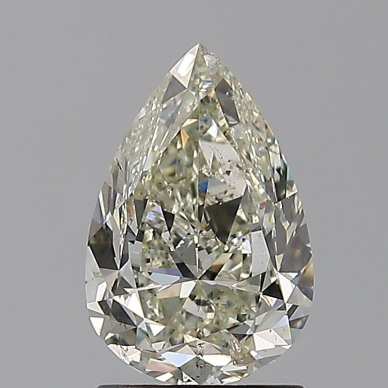 Picture of 1.5 carats PEAR IGI certified Loose diamond, J Color | SI2 clarity | GD cut