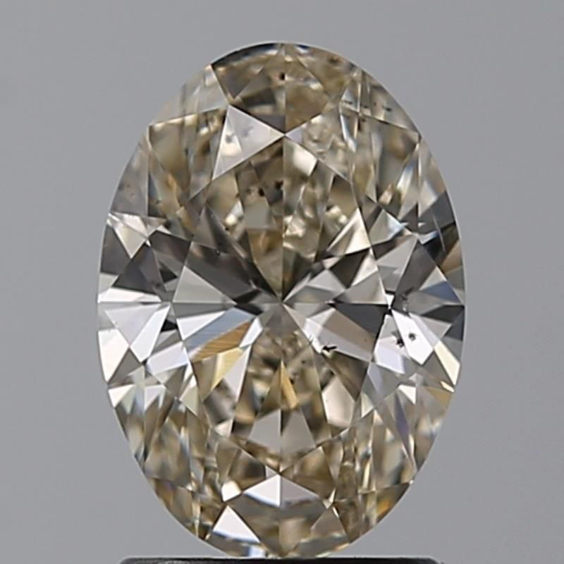 Picture of 1.5 carats OVAL GIA certified Loose diamond, L Color | SI1 clarity | GD cut