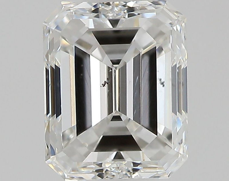 Picture of 0.92 carats EMERALD GIA certified Loose diamond, F Color | SI1 clarity