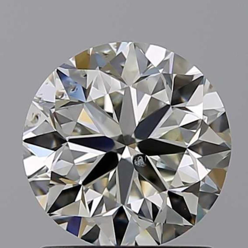 Picture of 1.5 carats ROUND GIA certified Loose diamond, J Color | SI1 clarity | VG cut