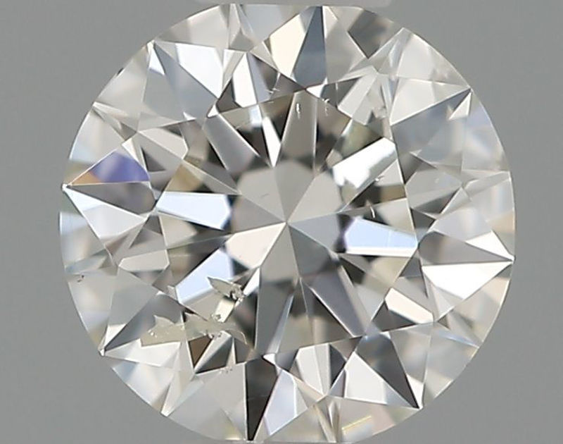 Picture of 0.3 carats ROUND IGI certified Loose diamond, G Color | SI2 clarity | EX cut