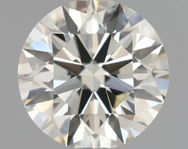 Picture of 0.41 carats ROUND IGI certified Loose diamond, L Color | IF clarity | EX cut