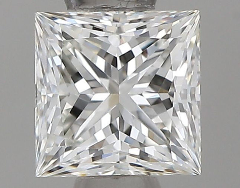 Picture of 0.5 carats PRINCESS GIA certified Loose diamond, J Color | VVS2 clarity