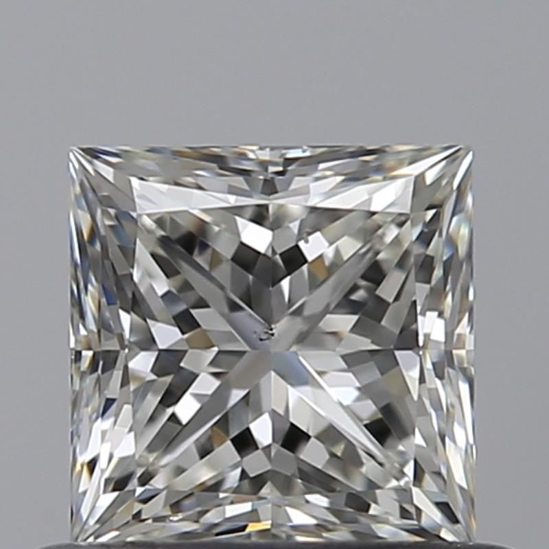 Picture of 0.6 carats PRINCESS GIA certified Loose diamond, I Color | VS2 clarity