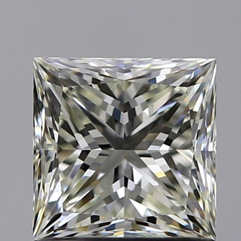 Picture of 1 carats PRINCESS GIA certified Loose diamond, K Color | VVS2 clarity