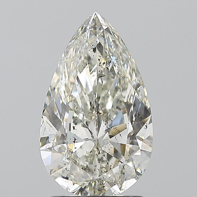 Picture of 2 carats PEAR HRD certified Loose diamond, H Color | SI2 clarity