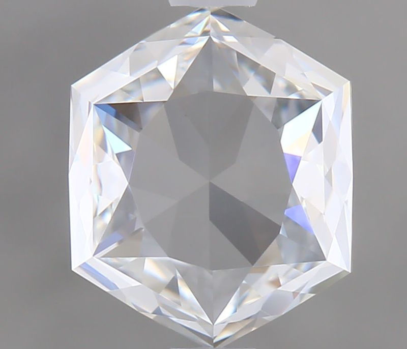 Picture of 2 carats HEXAGONAL GIA certified Loose diamond, F Color | VVS1 clarity