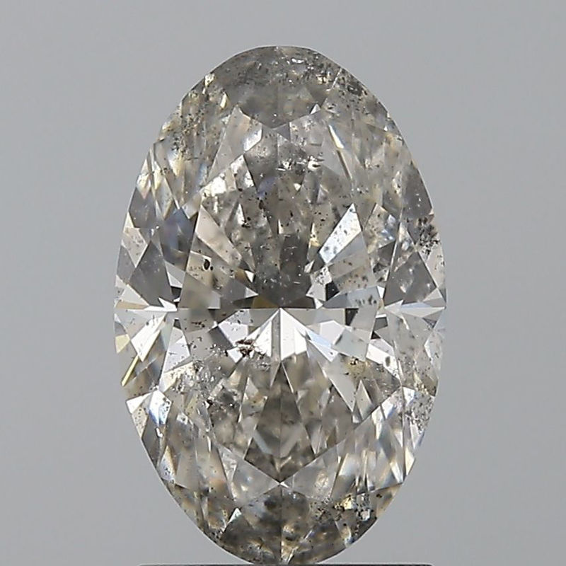 Picture of 2.01 carats OVAL HRD certified Loose diamond, I Color | SI2 clarity