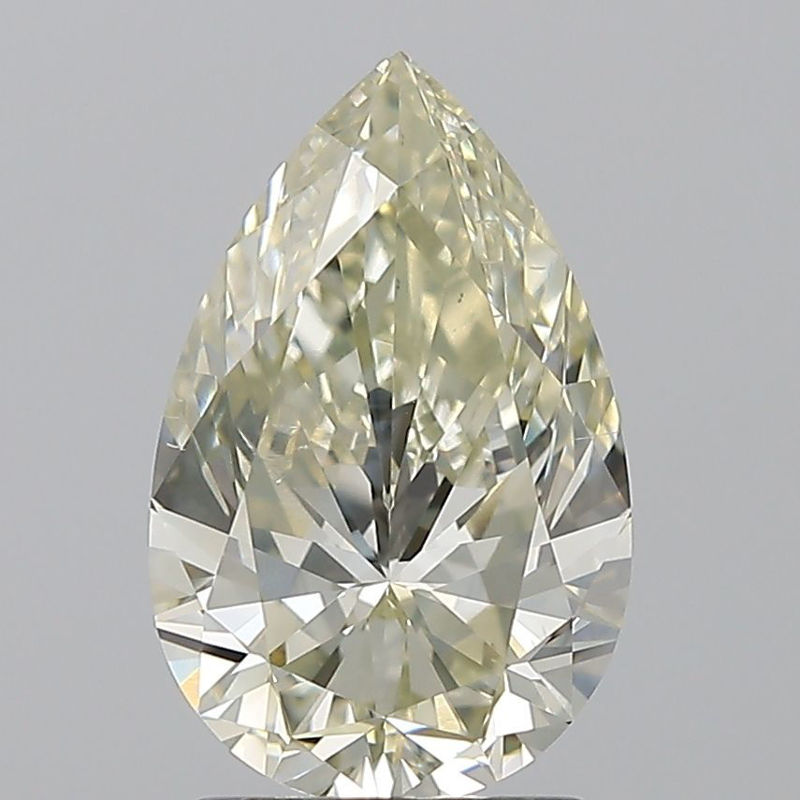 Picture of 2.14 carats PEAR HRD certified Loose diamond, L Color | SI2 clarity