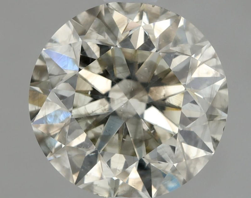 Picture of 1.53 carats ROUND IGI certified Loose diamond, K Color | SI2 clarity | VG cut