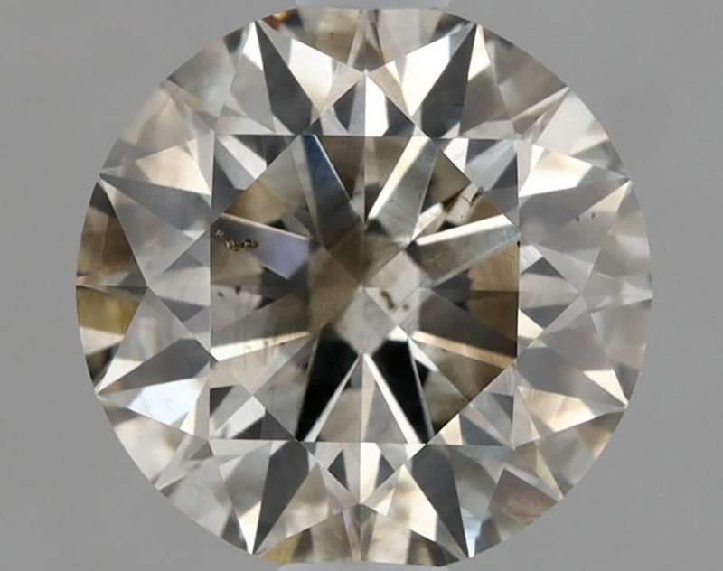 Picture of 1.53 carats ROUND IGI certified Loose diamond, M Color | SI2 clarity | EX cut