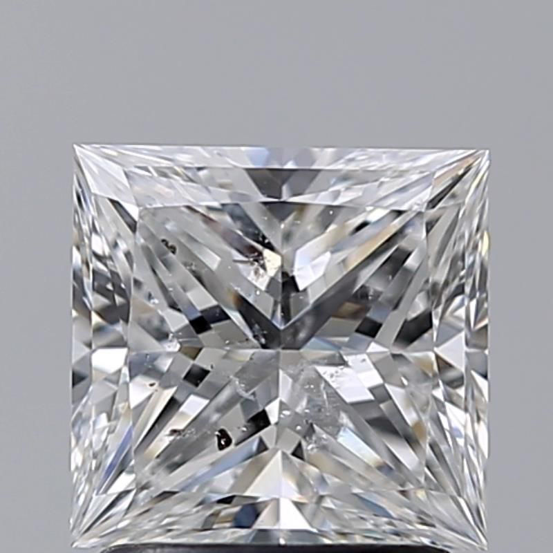 Picture of 1.5 carats PRINCESS GIA certified Loose diamond, E Color | SI2 clarity | GD cut