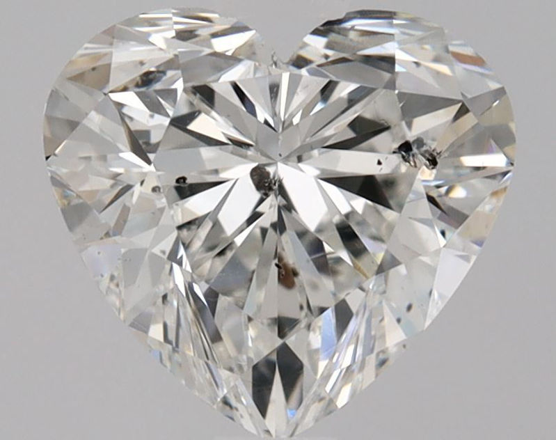 Picture of 0.9 carats HEART HRD certified Loose diamond, F Color | SI1 clarity