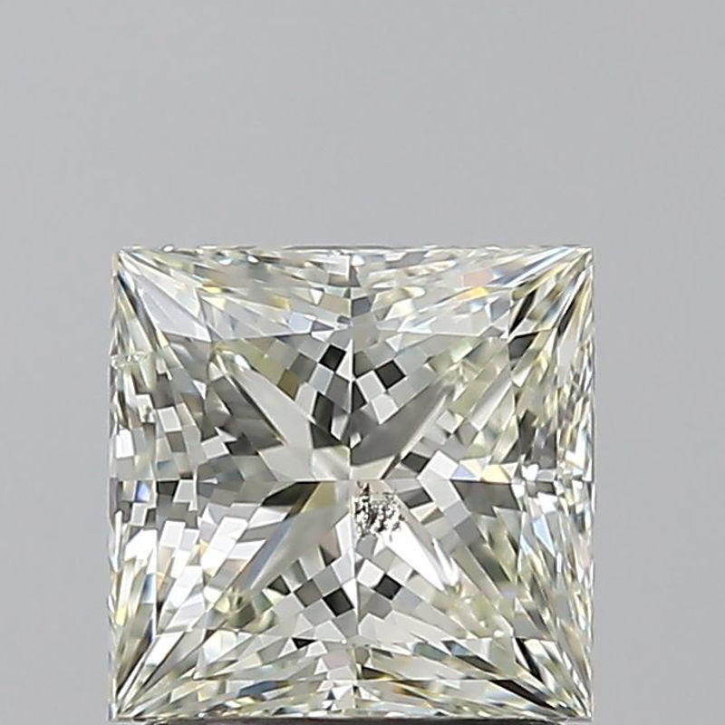 Picture of 1.5 carats PRINCESS HRD certified Loose diamond, J Color | SI1 clarity