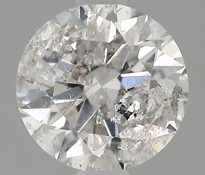 Picture of 0.7 carats ROUND Loose diamond, F Color | I2 clarity | EX cut