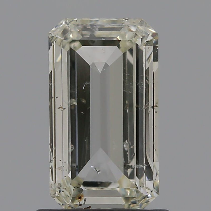 Picture of 0.9 carats EMERALD GIA certified Loose diamond, K Color | SI2 clarity