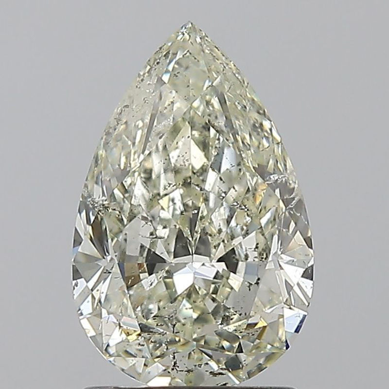 Picture of 1.7 carats PEAR HRD certified Loose diamond, J Color | SI2 clarity