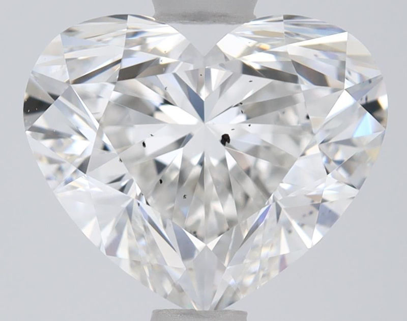 Picture of 1.52 carats HEART GIA certified Loose diamond, F Color | SI1 clarity