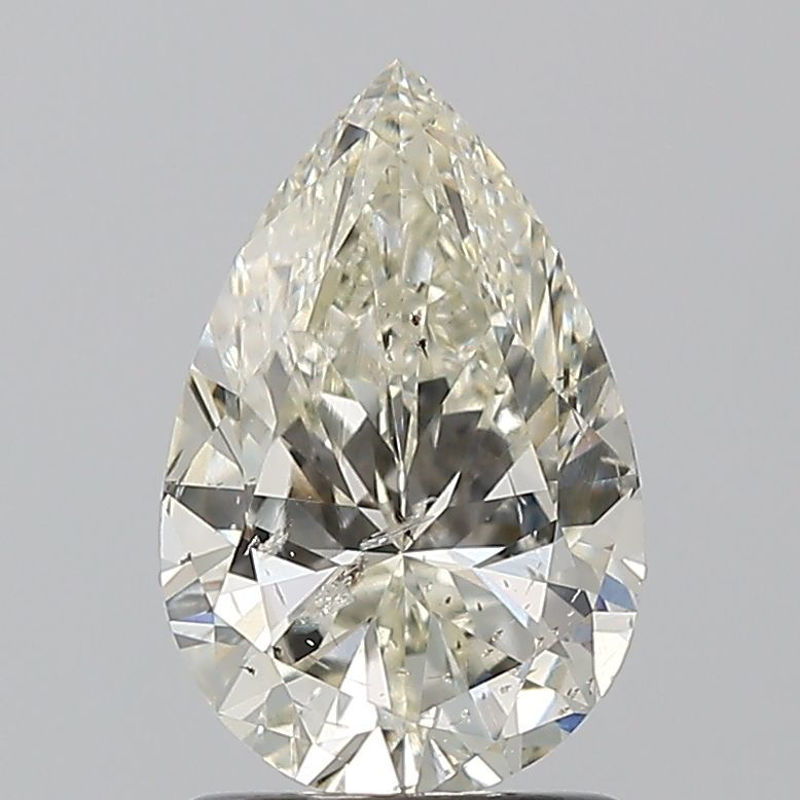 Picture of 1.5 carats PEAR HRD certified Loose diamond, J Color | SI2 clarity