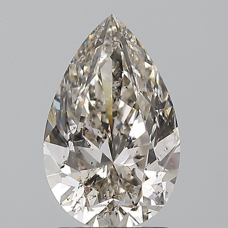 Picture of 2.03 carats PEAR GIA certified Loose diamond, L Color | SI2 clarity