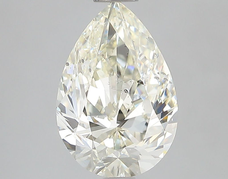 Picture of 2 carats PEAR IGI certified Loose diamond, I Color | SI2 clarity | GD cut