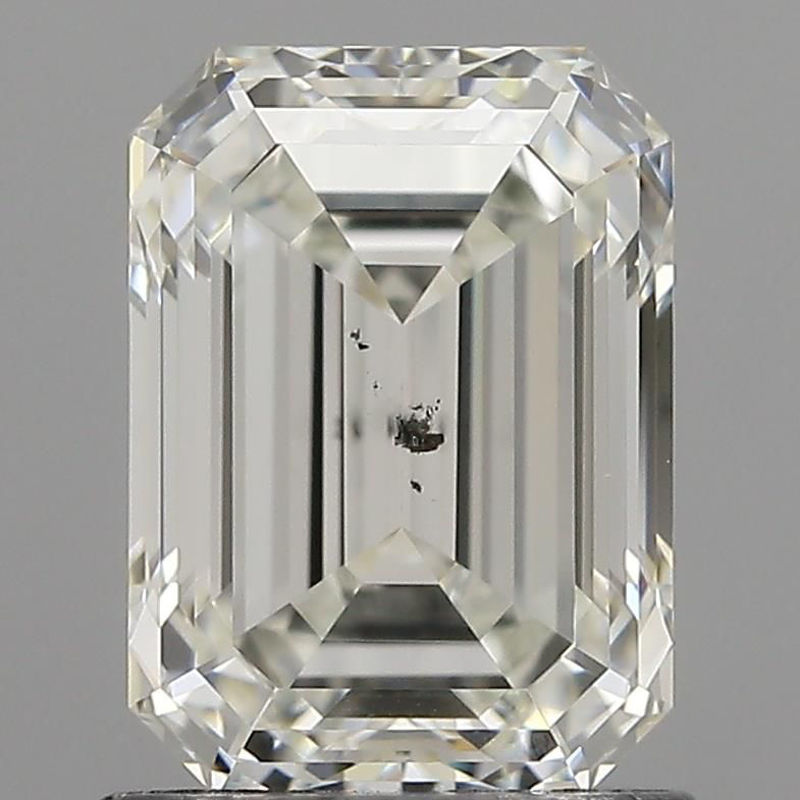 Picture of 1.51 carats EMERALD GIA certified Loose diamond, H Color | SI2 clarity