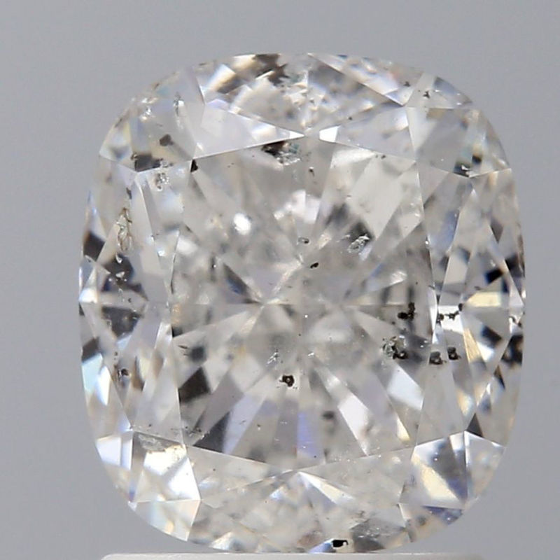 Picture of 2 carats CUSHION MODIFIED IGI certified Loose diamond, F Color | SI2 clarity | VG cut