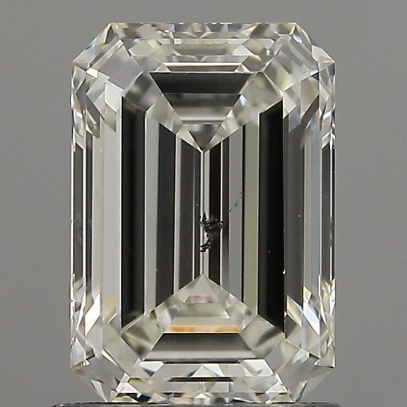 Picture of 1.5 carats EMERALD GIA certified Loose diamond, H Color | SI2 clarity