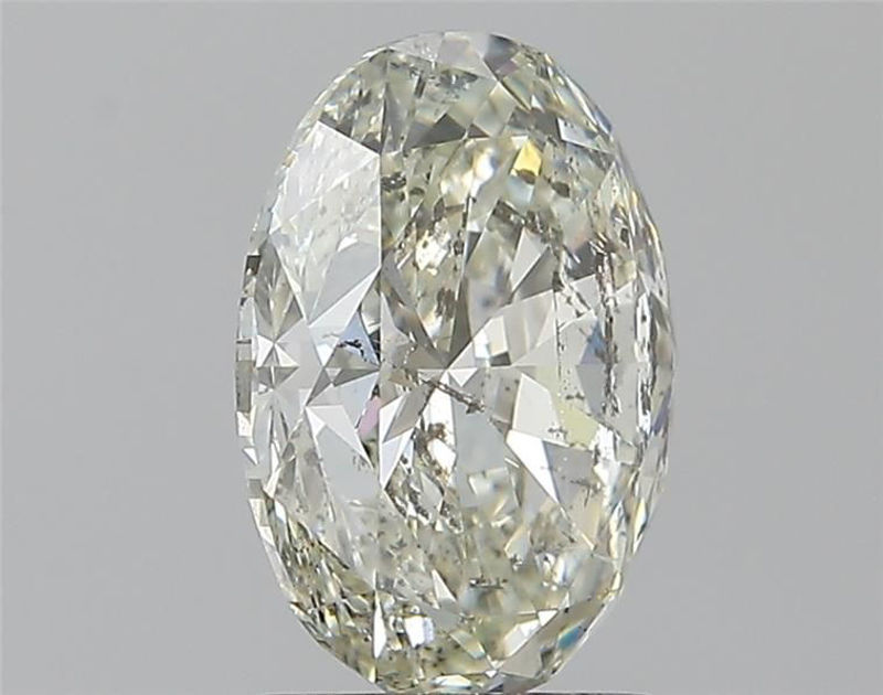 Picture of 1.7 carats OVAL HRD certified Loose diamond, I Color | SI2 clarity