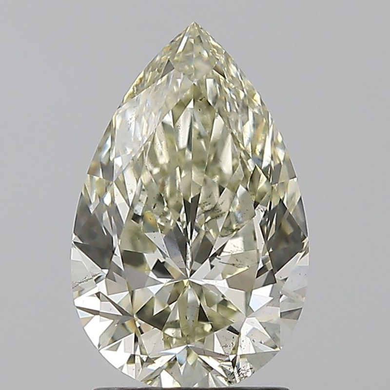 Picture of 2.01 carats PEAR IGI certified Loose diamond, K Color | SI1 clarity | VG cut