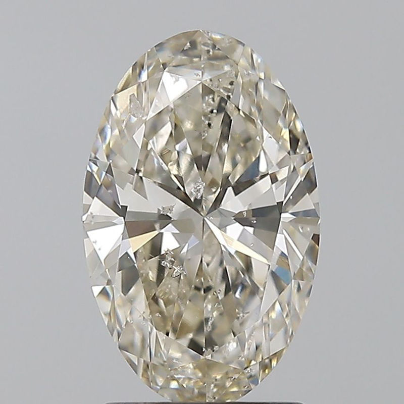 Picture of 2.01 carats OVAL HRD certified Loose diamond, J Color | SI2 clarity