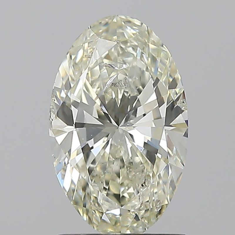 Picture of 1.51 carats OVAL HRD certified Loose diamond, K Color | SI2 clarity